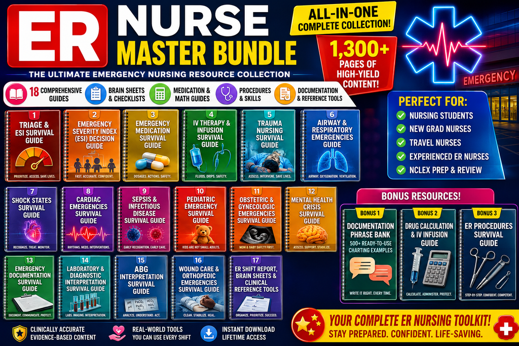 The ER Nurse Master Bundle