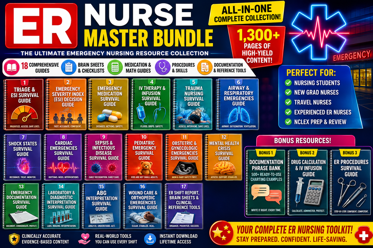 The ER Nurse Master Bundle