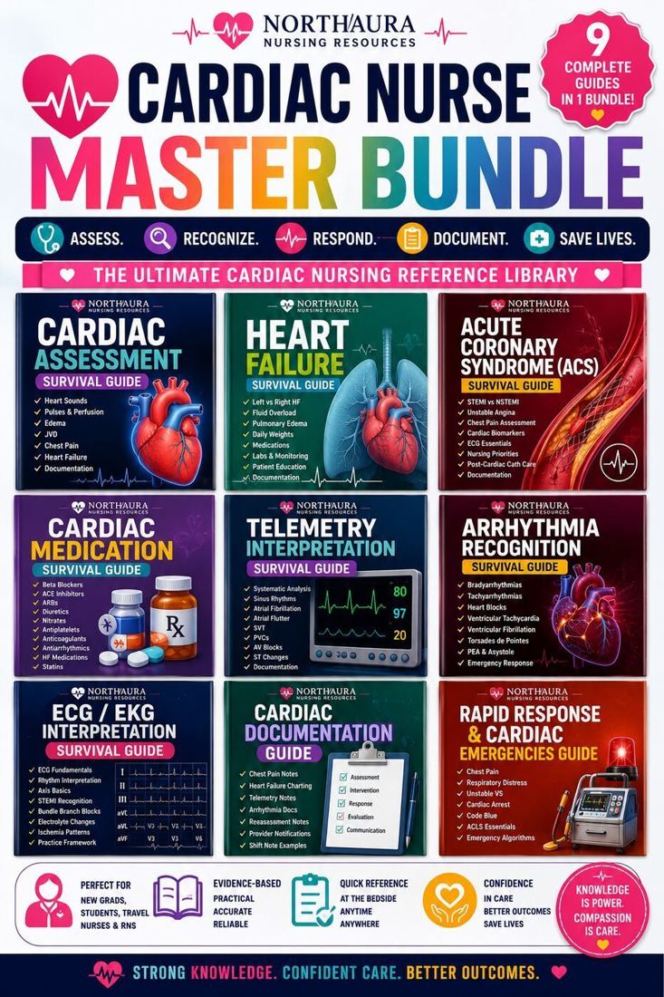 Cardiac Nurse Master Bundle cover