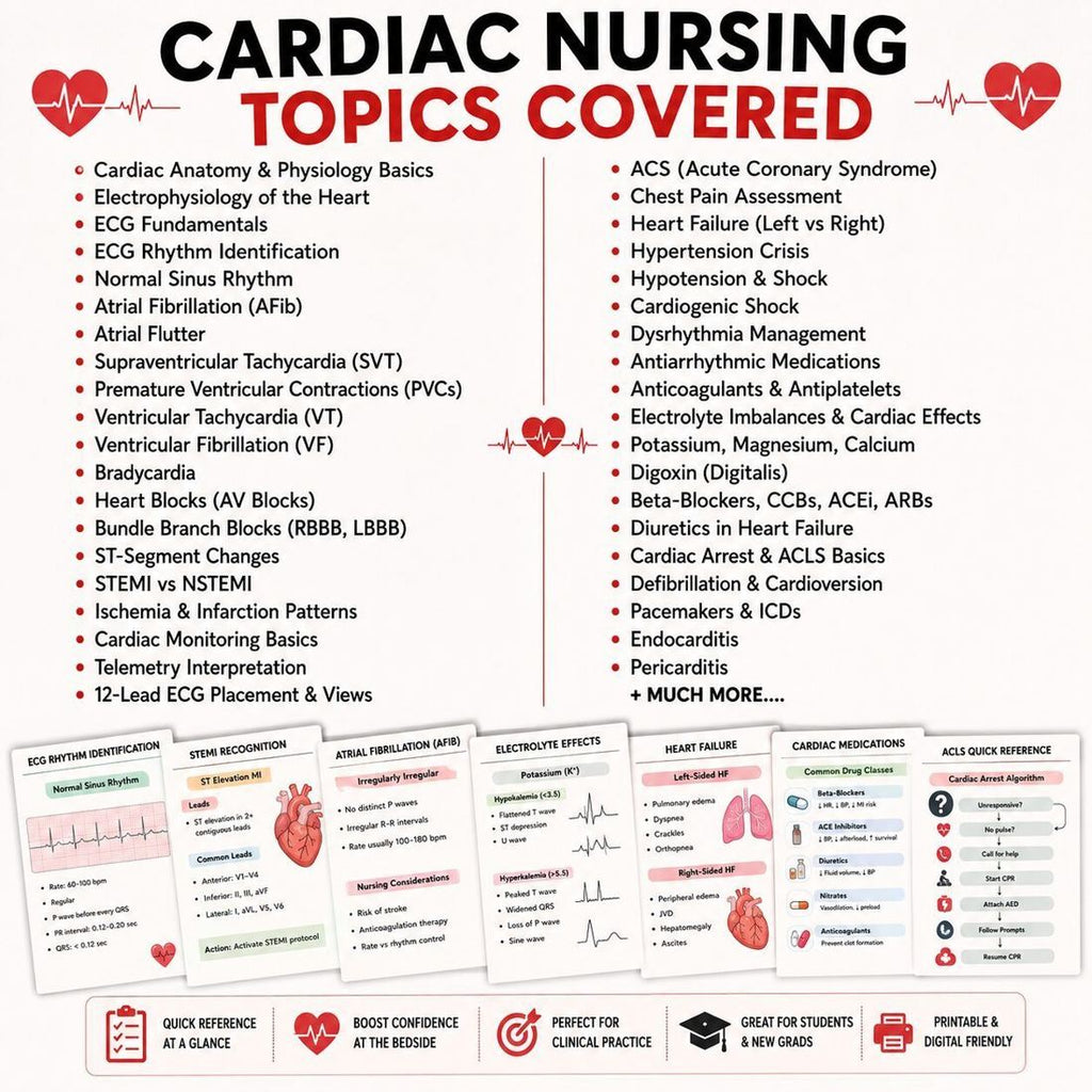 Cardiac Nurse Master Bundle cover 2