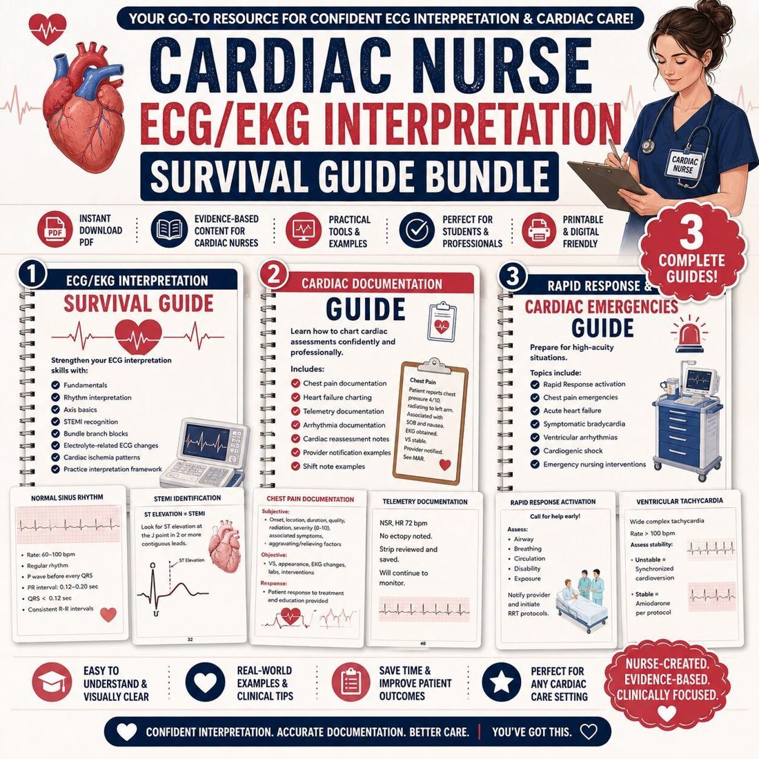 Cardiac Nurse Master Bundle cover 3
