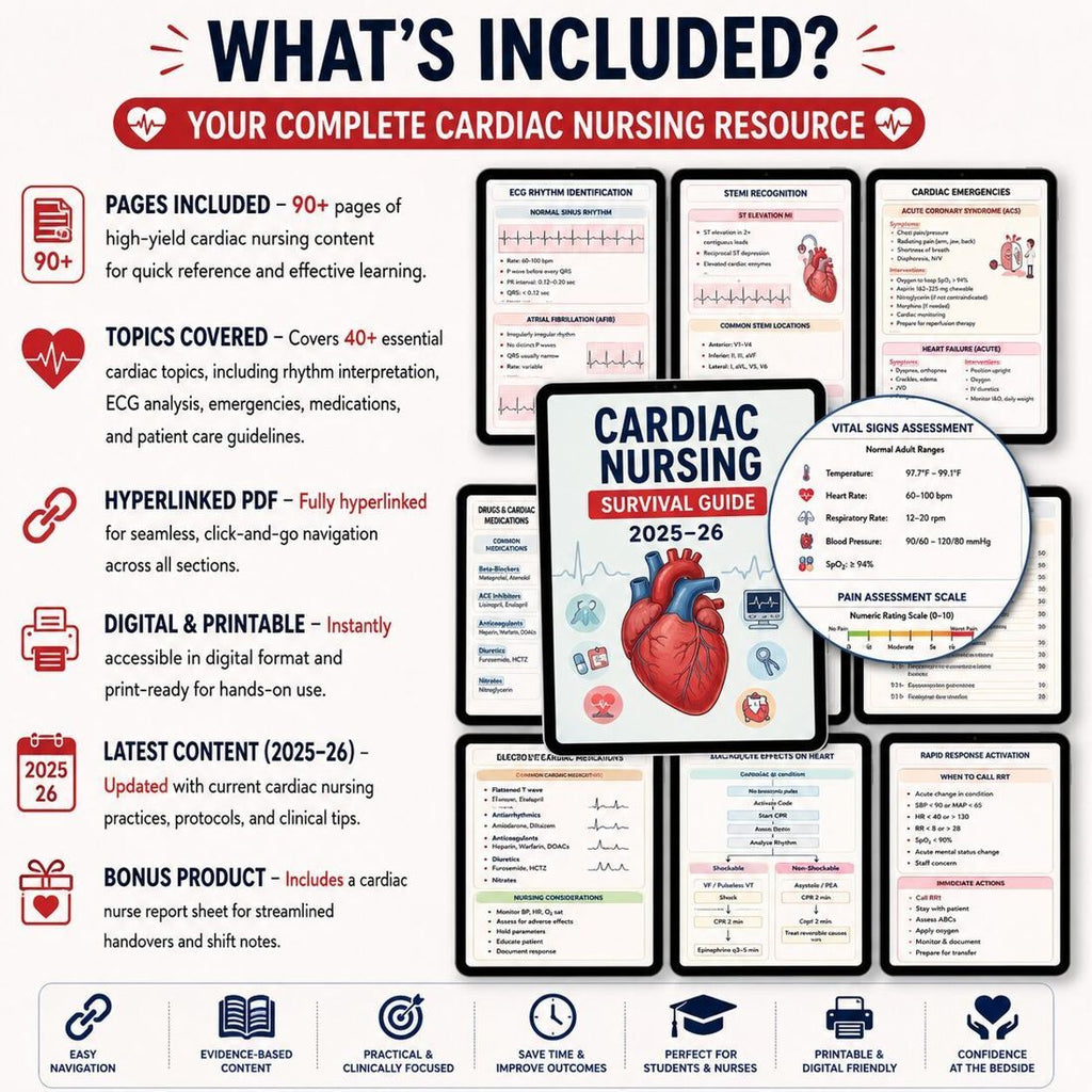 Cardiac Nurse Master Bundle cover 4